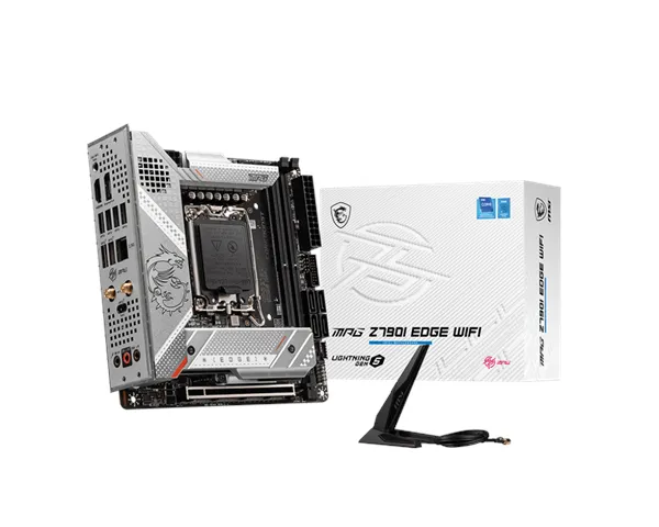 MSI MPG Z790I EDGE WIFI Placa base - Intel Z790 - Intel LGA1700 socket - DDR5 RAM - Mini-ITX