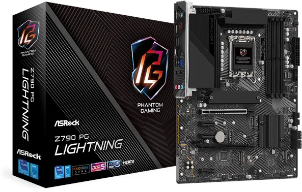 ASRock Z790 PG Lightning Placa base - Intel Z790 - Socket Intel LGA1700 - RAM DDR5 - ATX