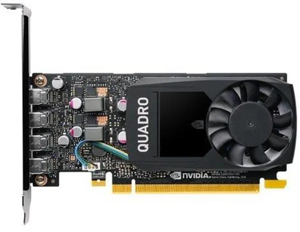 PNY Quadro P1000 Caja Pequeña - 4GB GDDR5 RAM - Tarjeta Gráfica