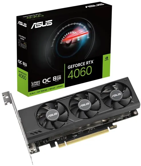 ASUS GeForce RTX 4060 Low Profile OC - 8GB GDDR6 RAM - Tarjeta gráfica